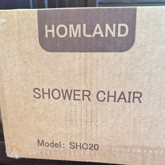 Adjustable Shower Chair with Backrest - Picture 5 of 5